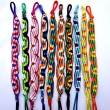 120 p цветной Плетеный тканый браслет дружбы широкий Ретро ручной работы непальский Женева бразильские разноцветные стринги шнур