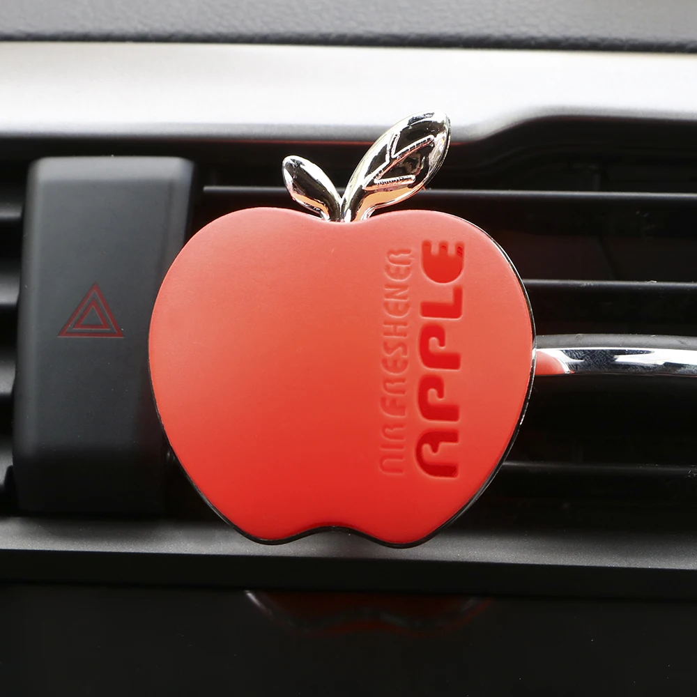 Автомобильный парфюм оранжевый лимонный яблоко клубника Лаванда аромат Яблоко Форма освежитель воздуха автомобильные аксессуары