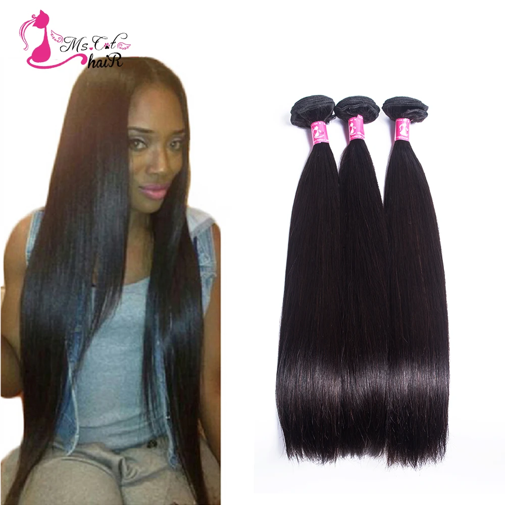 Top 7a Thick Brazilian Hair Bundles 3 Pc Lot Brazilian Straight