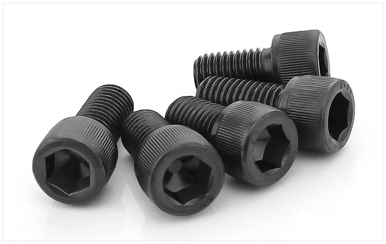 

DIN912 12.9 grade bolts high strength Carbon steel hex socket screws M12 M14 screws black twill cylindrical head bolts