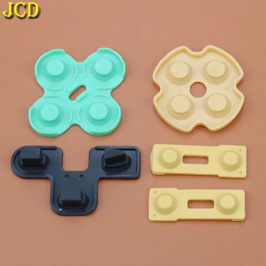 jcd-1set-silicone-rubber-conductive-pads-buttons-touches-for-ps2-controller-replacement-repair-parts