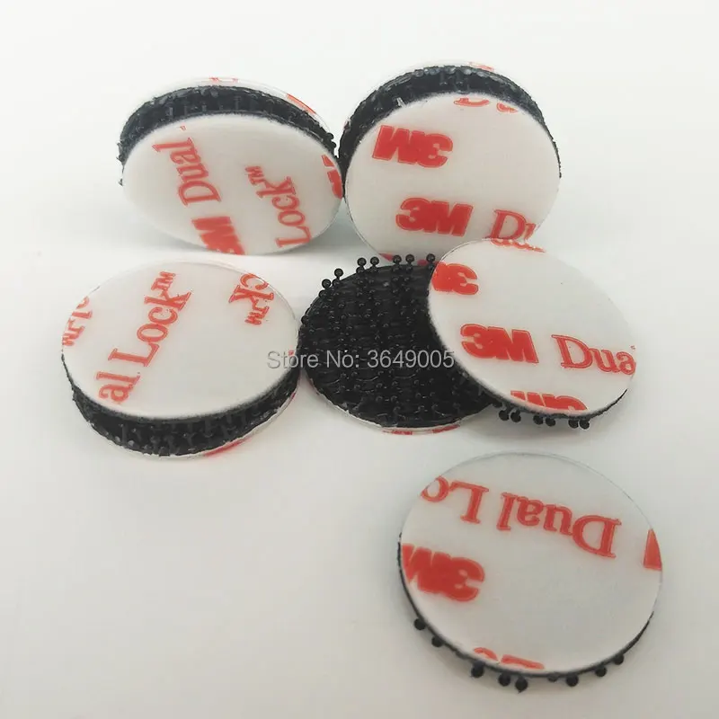 

1000pcs/lot 23mm Circle 3M SJ3550 Dual Lock Fastener Self Adhesive Tape Type 250