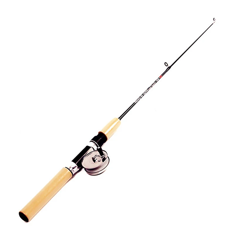 

55cm Retractable Winter Toss Reel Bait Casting Portable Outdoor Camping Winter Ice Fishing Rod Free Shipping sale