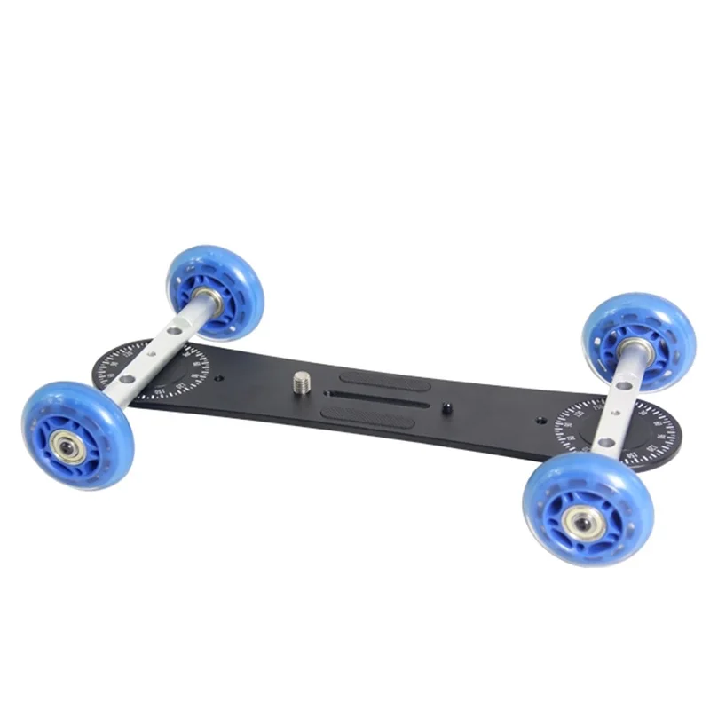 PULUZ YLG0105A Mini Scaled Camera Dolly Track Car Magic Arm Table Mobile Rolling Slider for Canon / Nikon Cameras / DSLR Camera