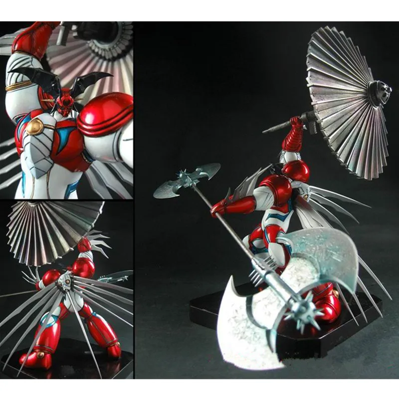

Assembling Toys Getter Robo Lost Foam Pattern Getter Machine Iron Umbrella Half-Length Photo Or Portrait Statue G2216