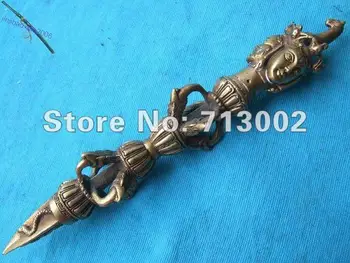 

Vintage Tibet Tibetan Silver Buddhist Ritual Tool Vajra Doorje Lucky Feng shui