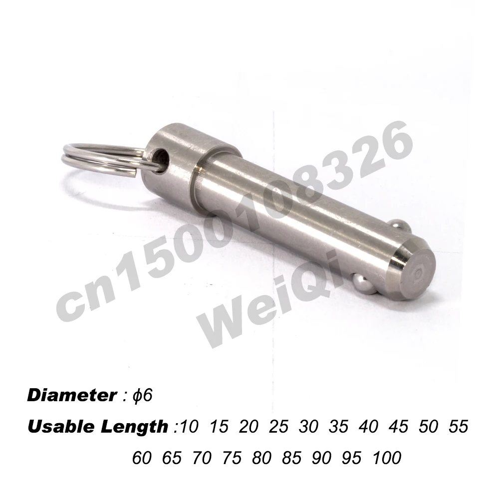 Enhanced Stainless Steel Quick Release Spring Pins, Various Sizes and Lengths