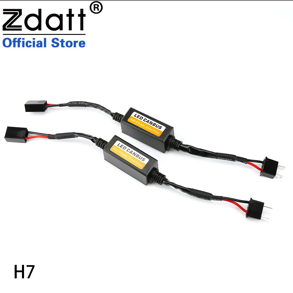 Светодиодный декодер Zdatt H4 H7 H11 подавление сигналов CAN шины 9005 9006 анти EMC без ошибок