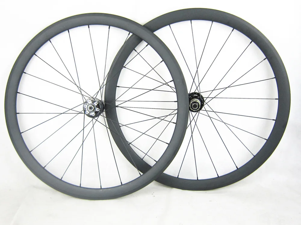 

38mm Carbon Road Wheel Disc Brake Cyclocross Carbon Bike Wheel Skewers/Thru Alex Version 12x100,15x100,12x142,12x135 Novatec Hub