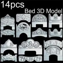 Best Offers 14pcs Bed 3d model STL relief for cnc STL format frame Bed 3d Relief Model STL Router 3 axis Engraver ArtCam Best Offers 14pcs Bed 3d model STL relief for cnc STL format frame Bed 3d Relief Model STL Router 3 axis Engraver ArtCam