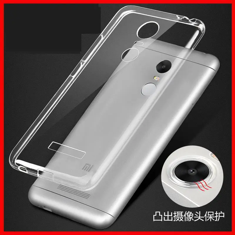 

Newest 100% Original For Xiaomi Redmi Note 3 Ultra Thin Soft TPU Clear Prime Case Back Cover Silicon for xiaomi redmi note 3 pro
