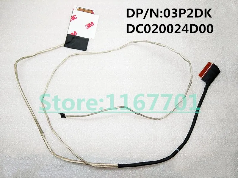Новый оригинальный ноутбук/ноутбук LCD/LED/LVDS кабель для Dell Inspiron 17-5758 5759 5755 DC020024D00 03P2DK