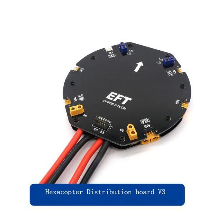 EFT Large Current Power Distribution Board PDB Management Module 12S 480A Backward for Agricultural Plant Protection Drone EFT Large Current Power Distribution Board PDB Management Module 12S 480A Backward for Agricultural Plant Protection Drone