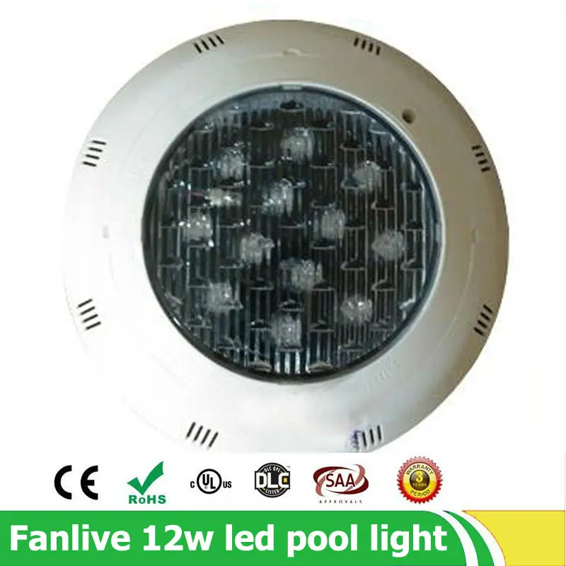 5 piezas 24 W Piscina luz IP68 Ac12V RGB al aire libre luces bajo el agua para piscinas Led impermeable Piscine nicho Piscina iluminación