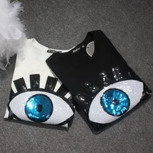 Европейская Женская одежда Новая летняя футболка с короткими рукавами с блестками