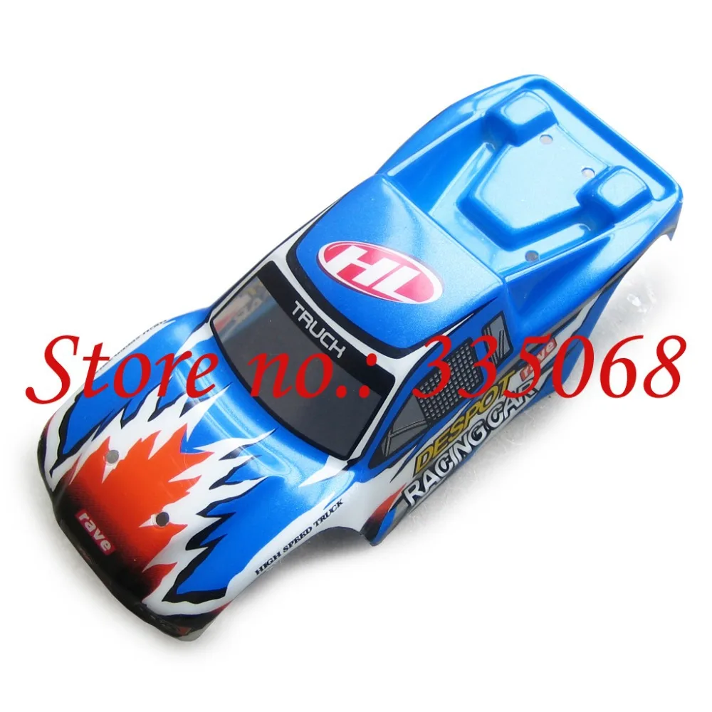 HENGLONG 3851-3 RC mini car Sacker sport 1/18 Запасные части № 12002 Голубой Корпус кузова