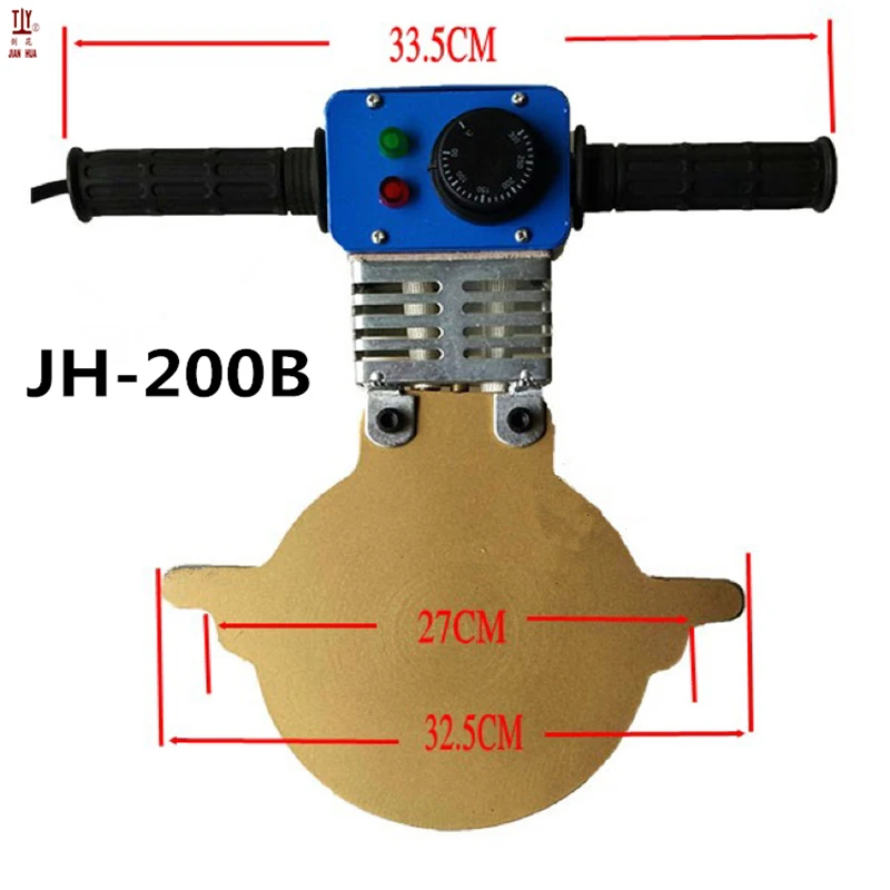 JIANHUA 200 PE Стыковая сварочная машина нагревательная пластина труба сварщик нагреватель PE стыковые нагреватели для сварки