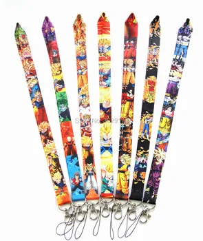 

Free Shipping 30 Pcs Dragon Ball Z Mobile Phone Neck Straps Neck Strap Keys Camera ID Card Lanyard