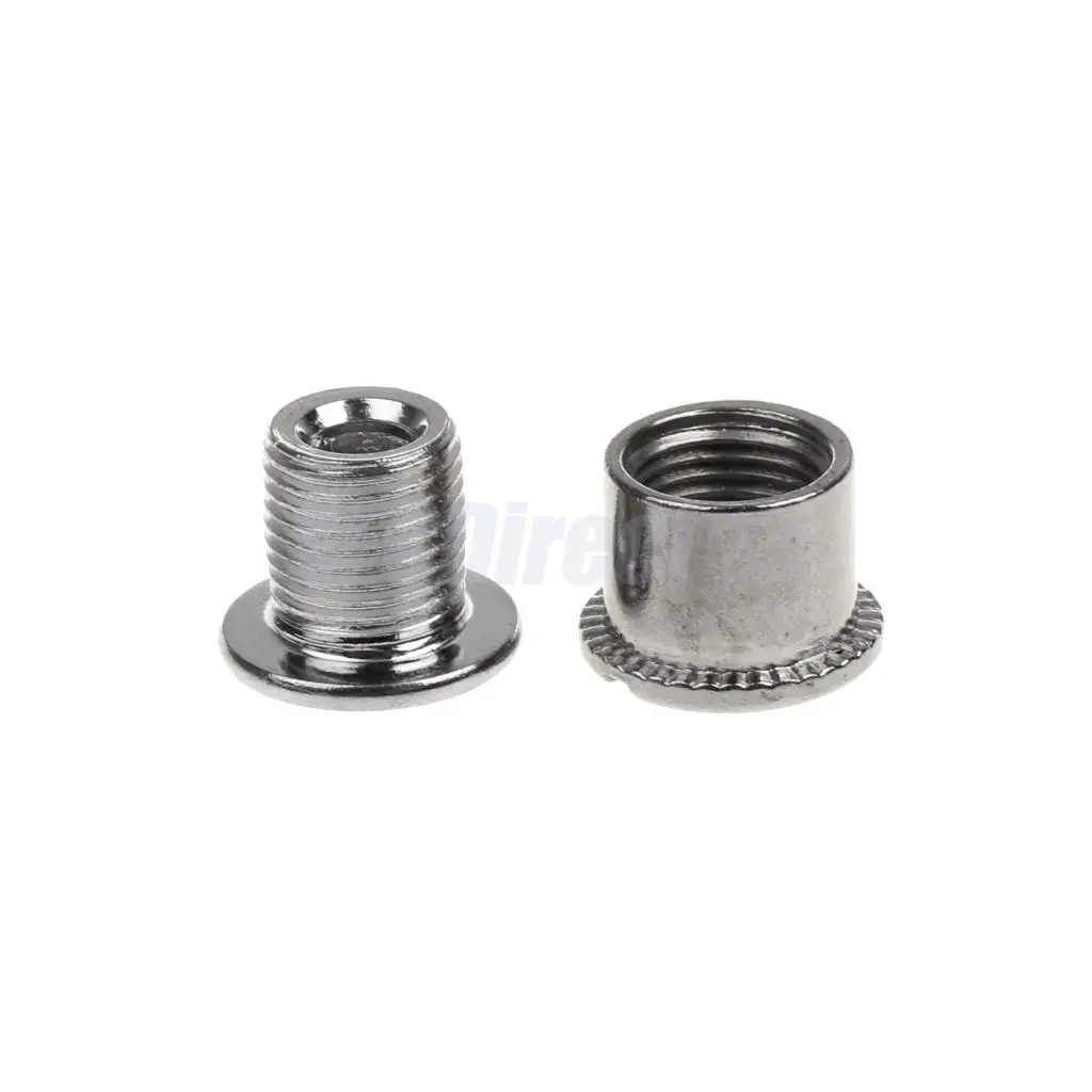 10 Pairs Steel Crankset Bolts Chainring Bolts Chainwheel Bolts Silver-B C