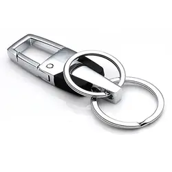 Автомобильный металлический брелок автомобильный ключ брелок крепление Серебряный Стайлинг бизнес креативный автомобиль брелок для