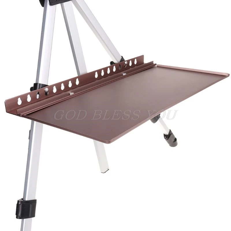 Najtaniej Artysta sztalugi taca wymiana ze stopu aluminium szkic Rack składane tace do przechowywania