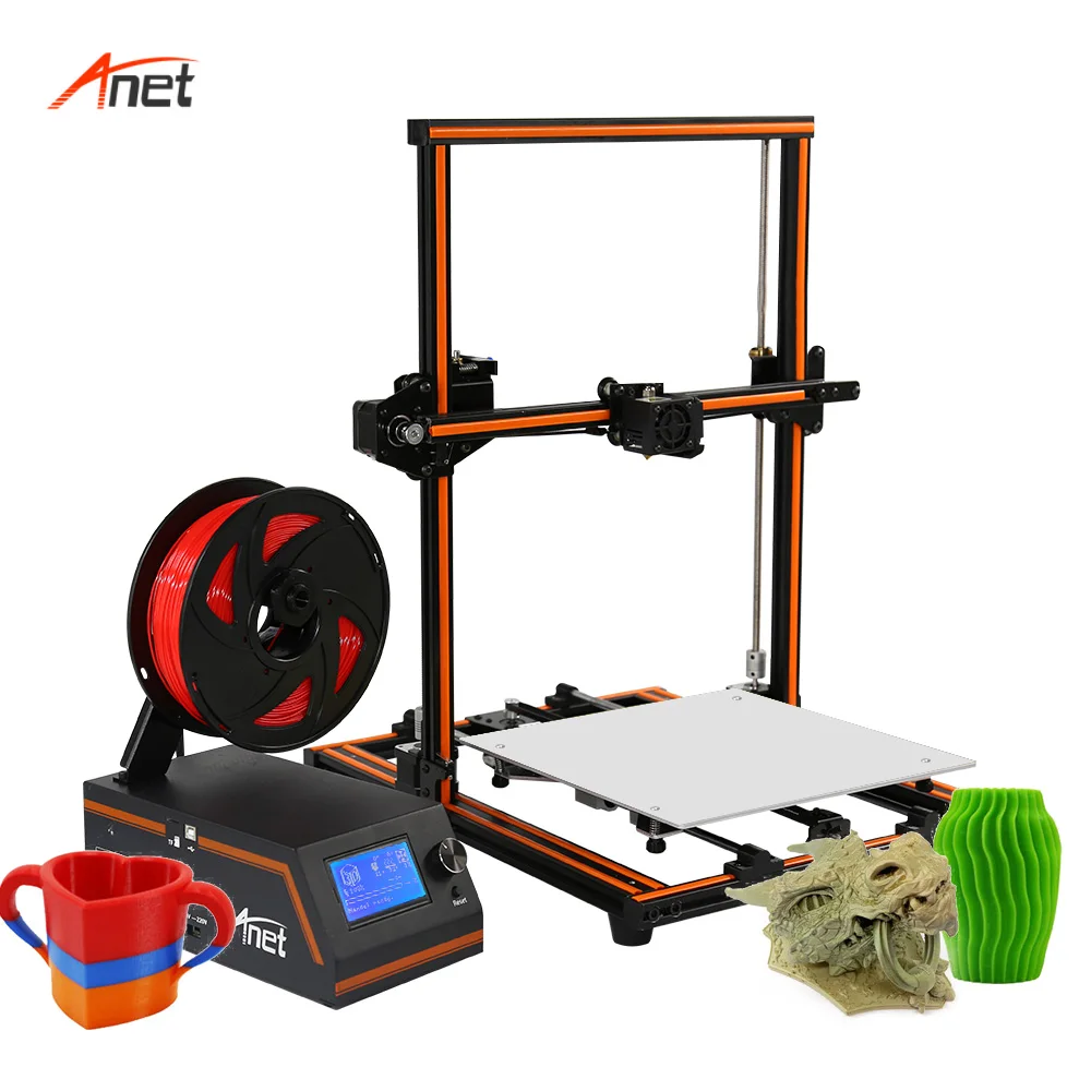 Anet A8 A6 E10 E12 высокая производительность Impressora 3d Prusa i3 в наличии