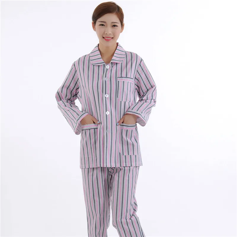 High Quality Patients Suit Cotton Costume Gown Hospital Patient Long