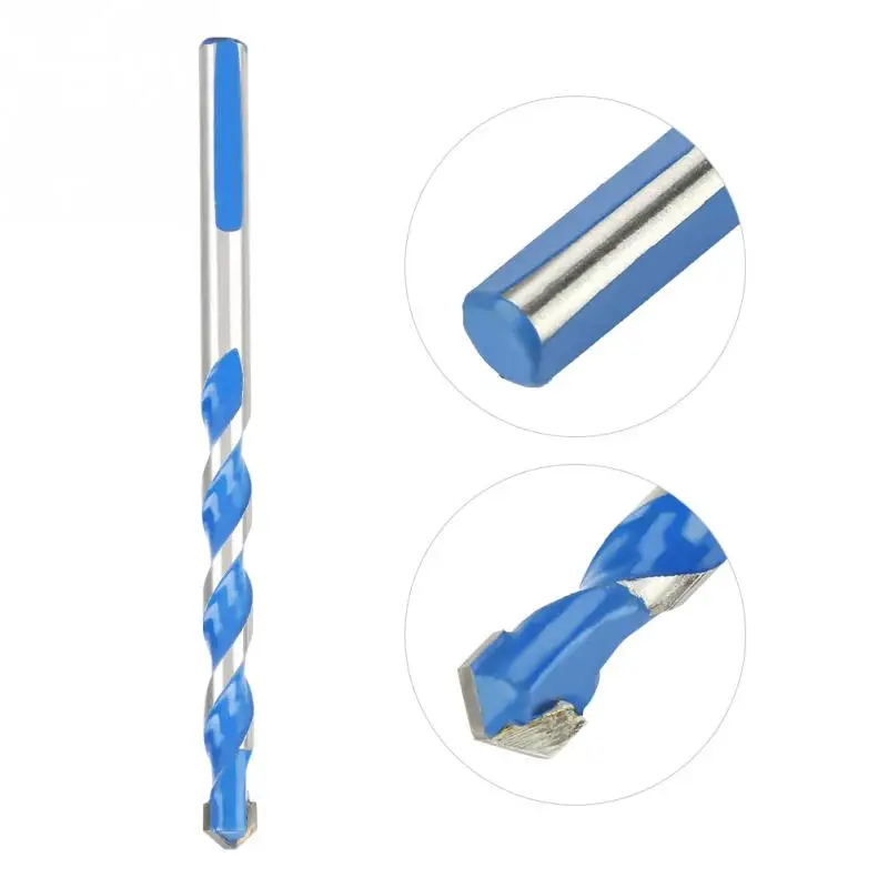 10PCS Durable High Speed Steel 8mm Straight Shank Twist Drill Bits Blue