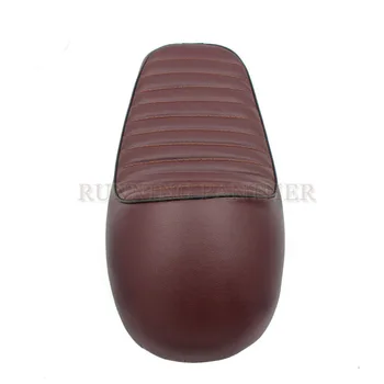 

For Honda CB125S CB200 CB350 CL350 CB400 Motorcycle Flat Custom Vintage Saddle Cafe Racer Seat/Crocodile leather Seat