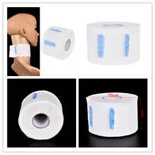 1 рулон шеи рюшами рулон бумаги волос резка салон одноразовый воротник парикмахерский Высокая адгезия