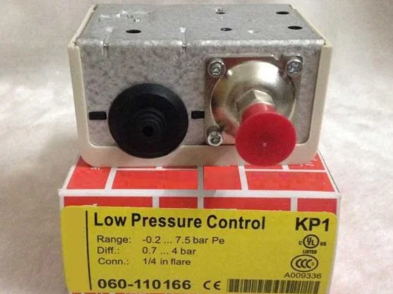 

Free Shipping KP1 060-1101 Pressure controller switch relay Pressure switch Automatic reset 1/4 in flare -0.2~7.5bar