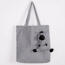 Красивые игрушки-животные для детей хлопок заполнения хозяйственная сумка Экологичные дамы подарок складные многоразовые сумка портативный