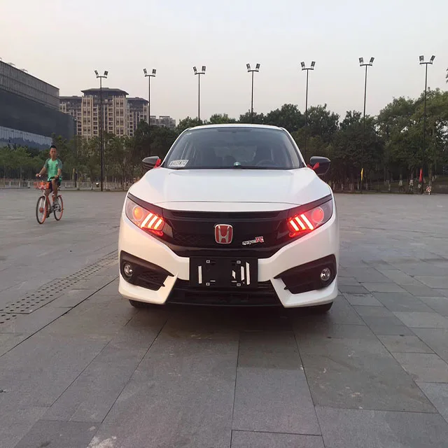 Carbo головной светильник для Honda Civic 10th светодиодный противотуманный светильник дневной ходовой светильник для Civic