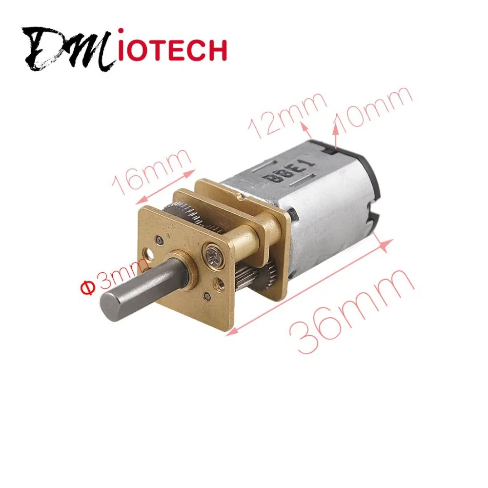 

UXCELL (R) 300Rpm 6V 0.45A High Torque Mini Electric Geared Motor For Robot Diy