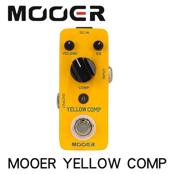 

Mooer MCS2 Yellow Comp Micro Mini Optical Compressor Effect Pedal for Electric Guitar True Bypass