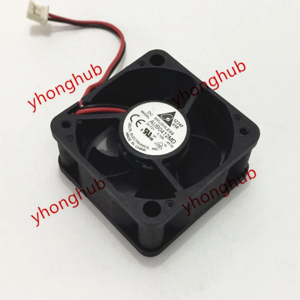 Delta Electronics AUB0412MD DC 12V 0.12A 40x40x20 мм 2 провод Сервер вентилятор охлаждения|square fan|server