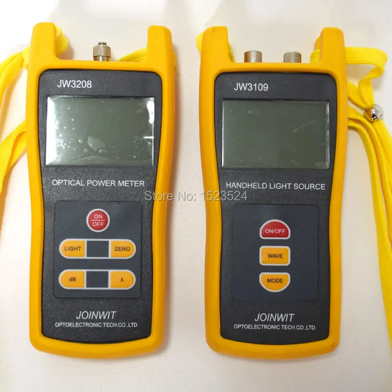 

Fiber Optic Multimeter SM&MM JW3208C Handheld -50~+26dBm Optical Power Meter +JW3109 Optical Light Source 850/1300/1310/1550nm