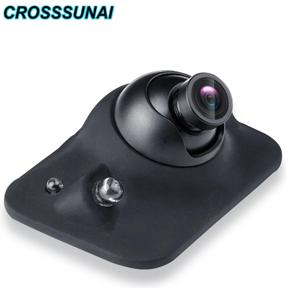Автомобильный светодиодный видеорегистратор ночного видения HD CCD, камера заднего/переднего/левого/правого вида, Индукционная, вращение на 360 градусов, Универсальная автомобильная камера заднего вида