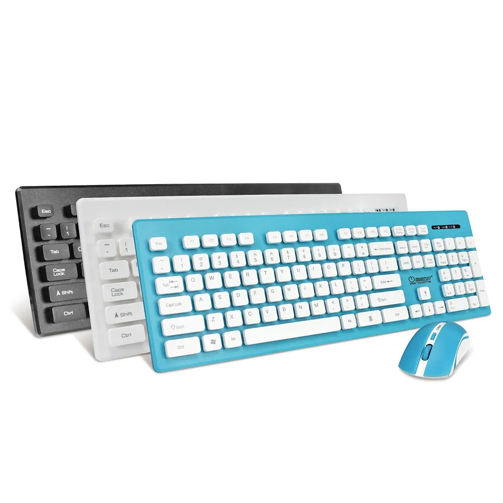 

Slim Mechanical Feel Gaming Keyboard X1600 Wireless Keyboard and Mouse USB Receiver Kit Combo For PC Computer 20A Drop Shipping