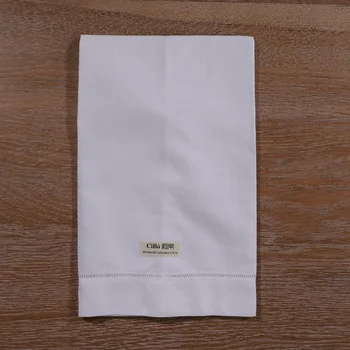 

TL008 : 2 pieces White linen Cotton Drawnwork Ladder Hemstitch Hand towel