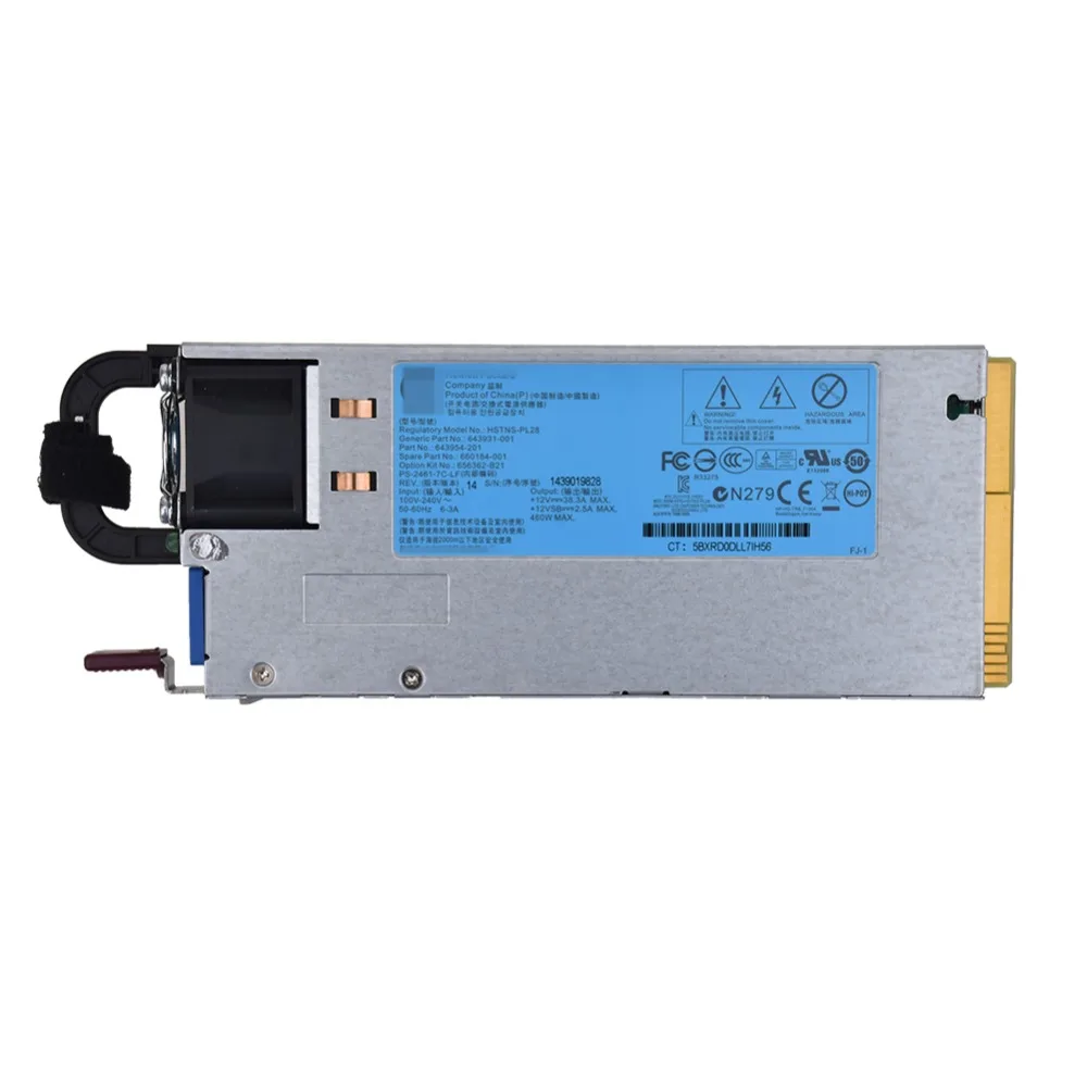 Блок питания для HP DL360P 380P DL380E 360E Gen8 460W Server power 660184 001 656362 B21|Блоки компьютеров| |