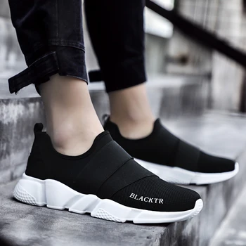 

New Summer Sock Sneakers Men Tenis Men Shoes Casual Mesh Breathable Footwear Male Shoes Human Slip on Shoes