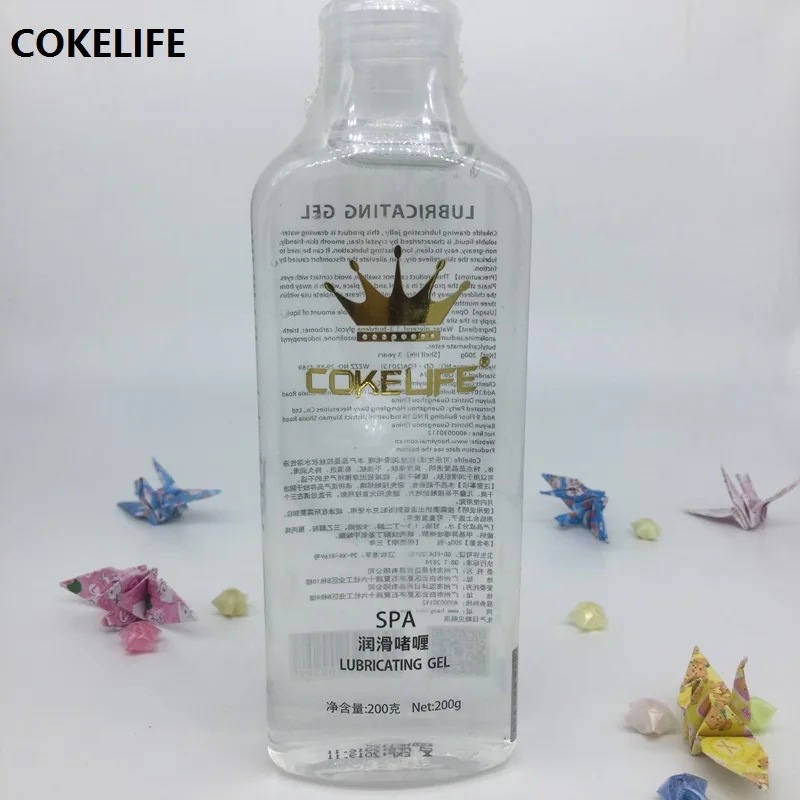 COKELIFE Water Base Lubricant for Anal Sex Intimate Vagina Gel Oil Sex Products Body Massage SPA Lotion 200g COKELIFE Water Base Lubricant for Anal Sex Intimate Vagina Gel Oil Sex Products Body Massage SPA Lotion 200g