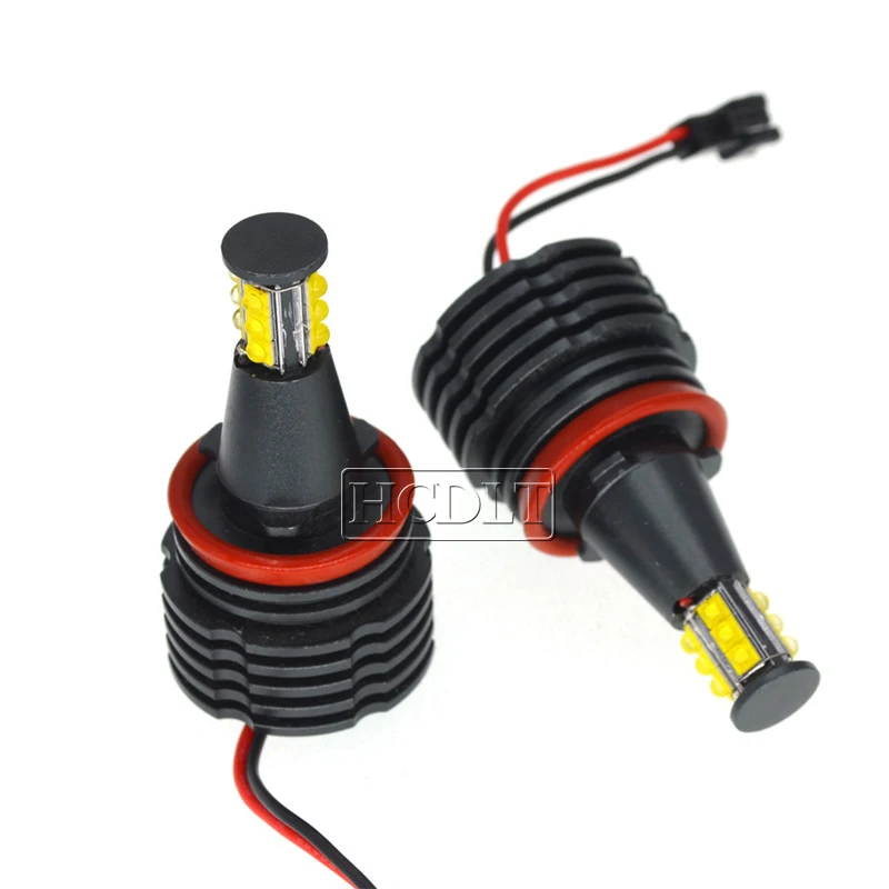 HCDLT 2120W 240W LED Angel Eyes E92 H8 LED Chips White Lights For B-M-W E91 E60 E61 E70 X5 E71 X6 E82 E87 Angel Eyes LED Marker (7)