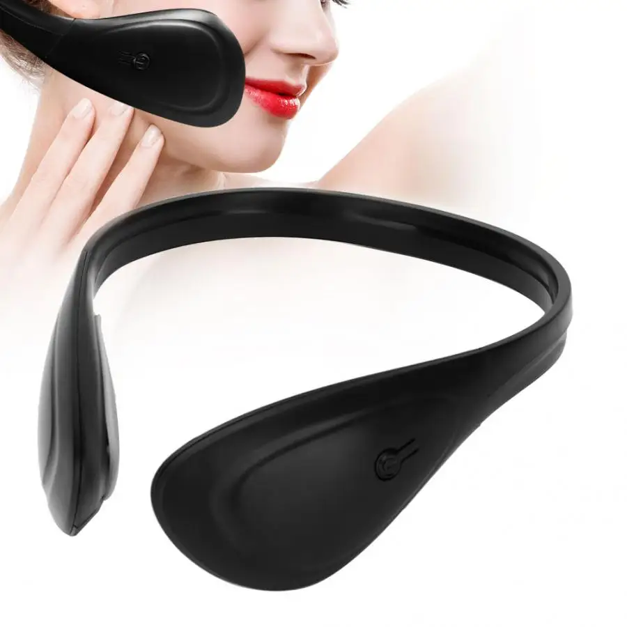 

Electric Face Slimming Instrument Ultrasonic Vibration Face Tightening Lifting Massager Head-mounted Face Lift Massage Tool