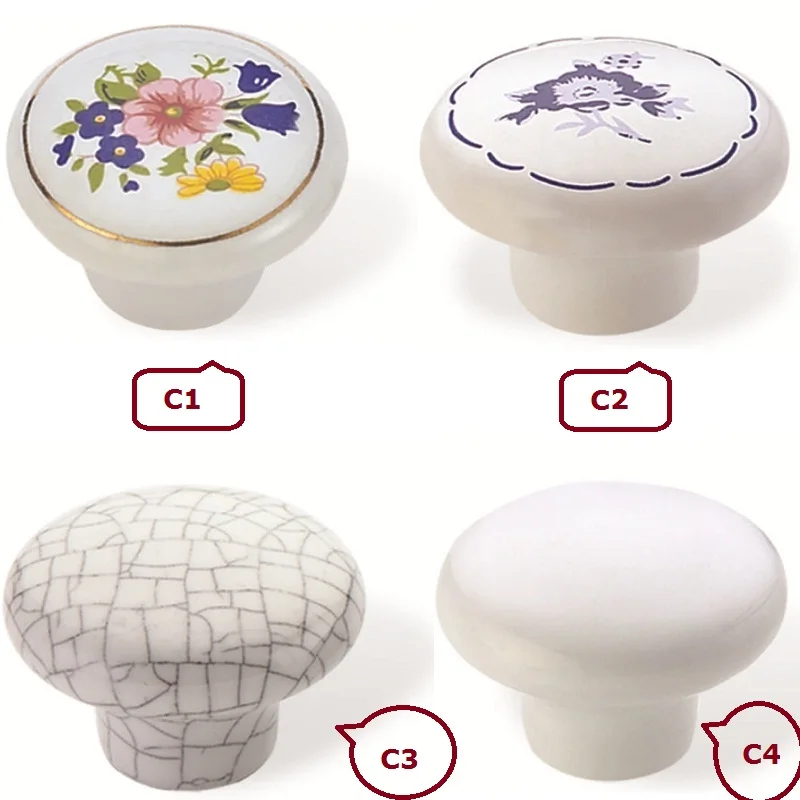 Aliexpress 1pcs 38mm 28mm Vintage Bronze Ceramic. Cabinet Knobs Dresser Blue And White Porcelain