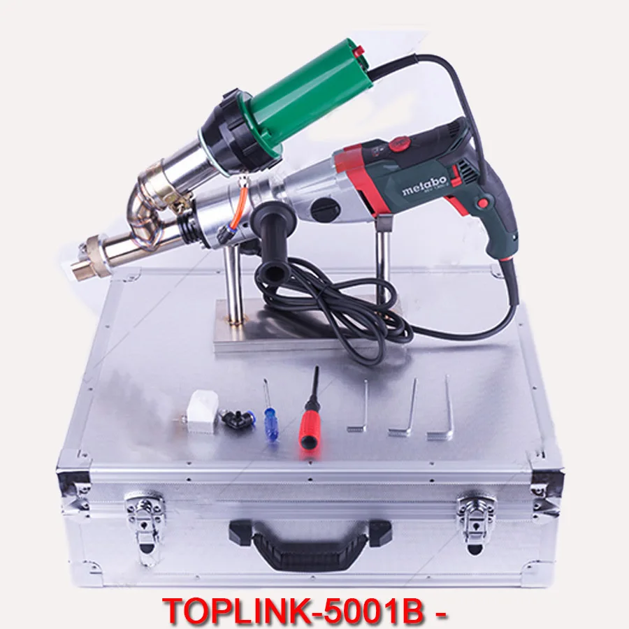 TOPLINK Топ продаж пластиковый экструдер сварочный аппарат с мотором metabo - Цвет: Package 4
