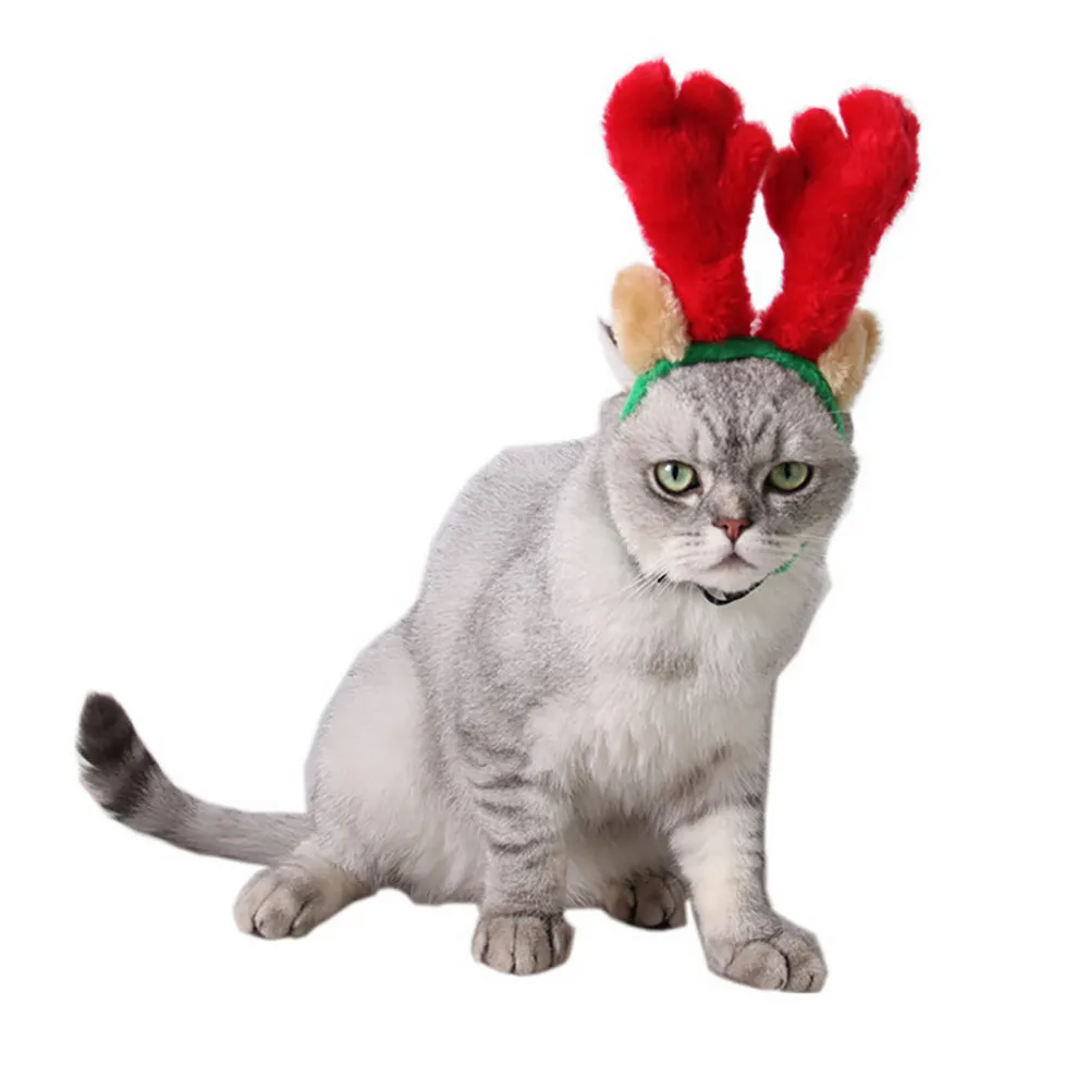 

Christmas Pet Dog Cat Antlers Hair Band Decoration cat accessories kedi malzemeleri