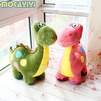 

Cute cartoon fat dinosaur adorable plush toy soft stuffed doll home decoration girls kids creative birthday Christmas gift 1pc