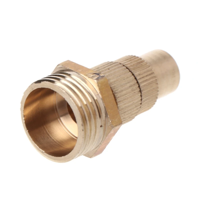 1/2" DN15 Garden Irrigation Brass Adjustable Spray Misting Nozzles Spray Head